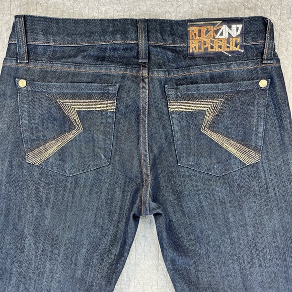 Tag Denim - Rock & Republic Kasandra boot cut new without tag Women (26/30X33) lowrise Jeans